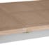 Table extensible grise en chêne 120-160 cm PAROS