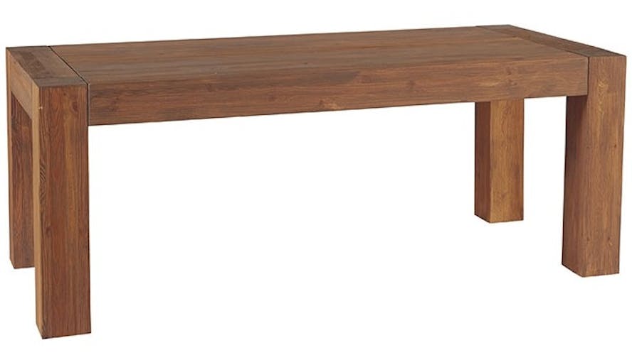 Table extensible Moderne 200/243cm Pin lasuré MICHIGAN