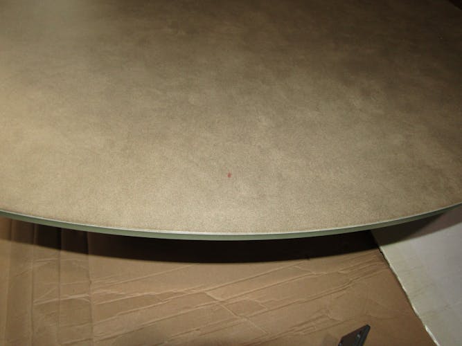 Table extensible verre gris clair pied mikado 140-200 cm OTTAWA