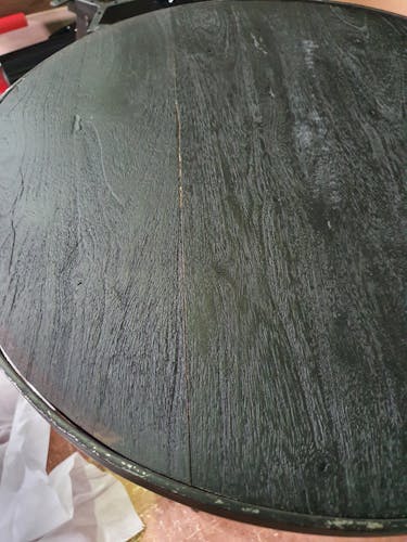 Table gigogne noire HALIFAX (2 pièces)