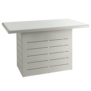  Table haute extérieure en aluminium gris avec motifs graphiques (1 pièce) LANZAROTE