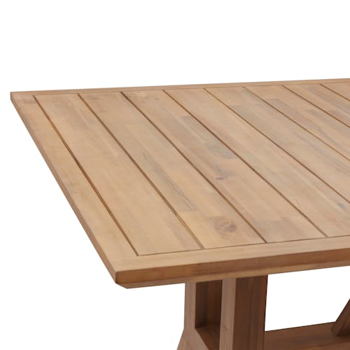 Table haute jardin en bois d'acacia 210 cm IBIZA