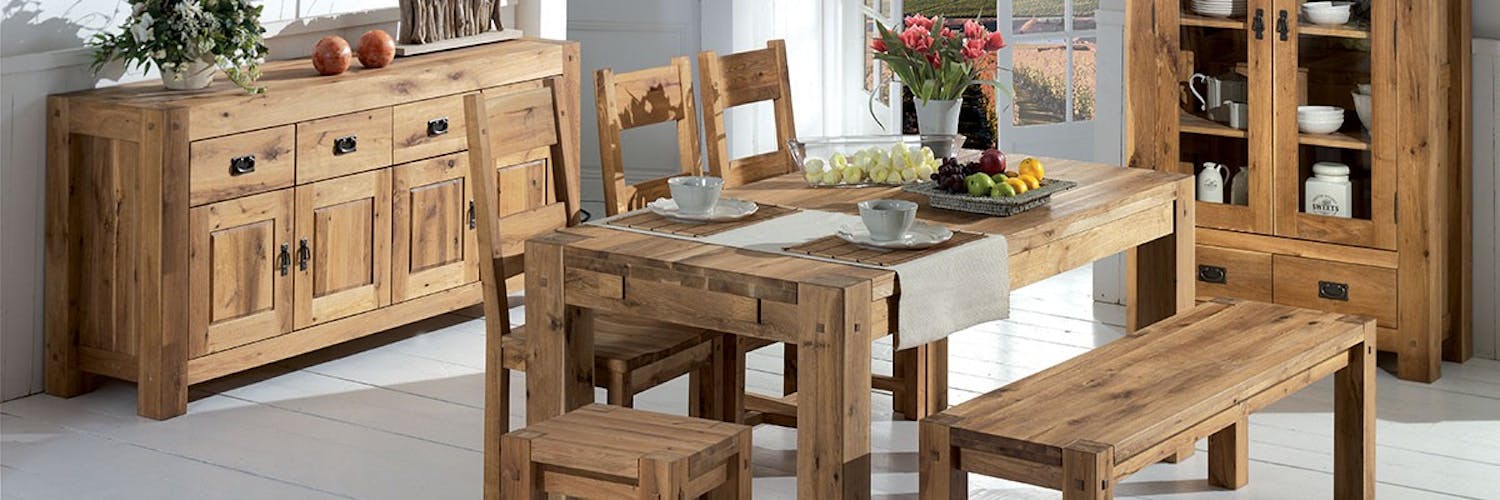 Table haute mange debout en bois de style campagne