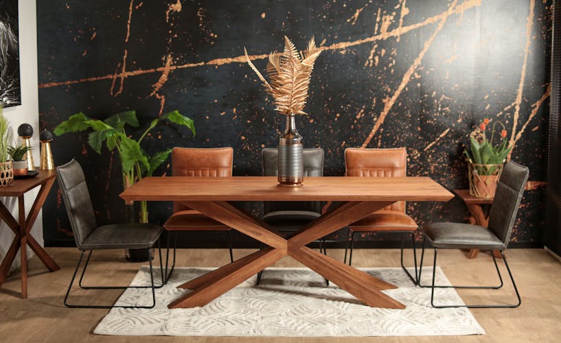 Table mikado en chêne 200 cm OKA