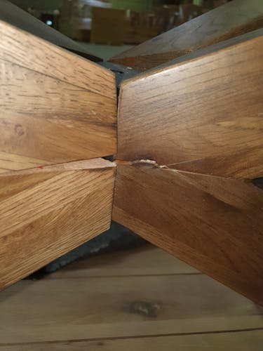 Table mikado en chêne 240 cm MANHATTAN