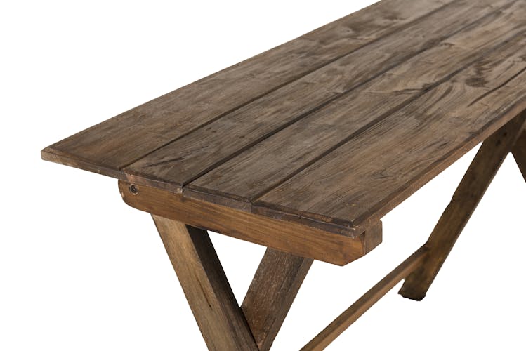 Table pliante en bois de style campagne