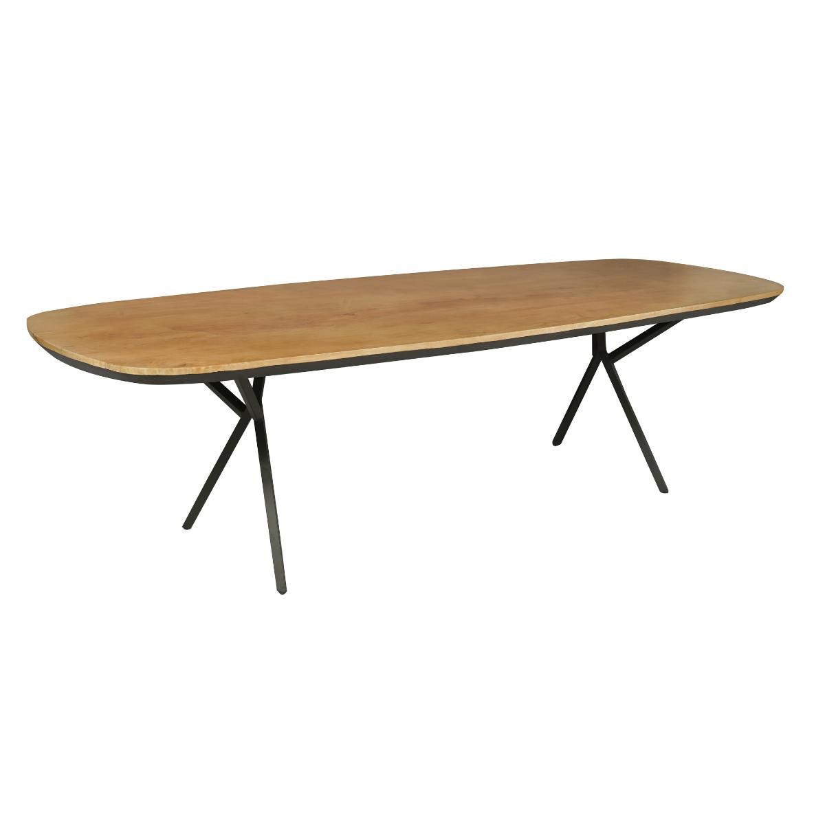 Table rectangulaire bois bords arrondis 160 cm UVEA