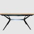 Table rectangulaire extensible en chêne huilé 180 cm PALERME