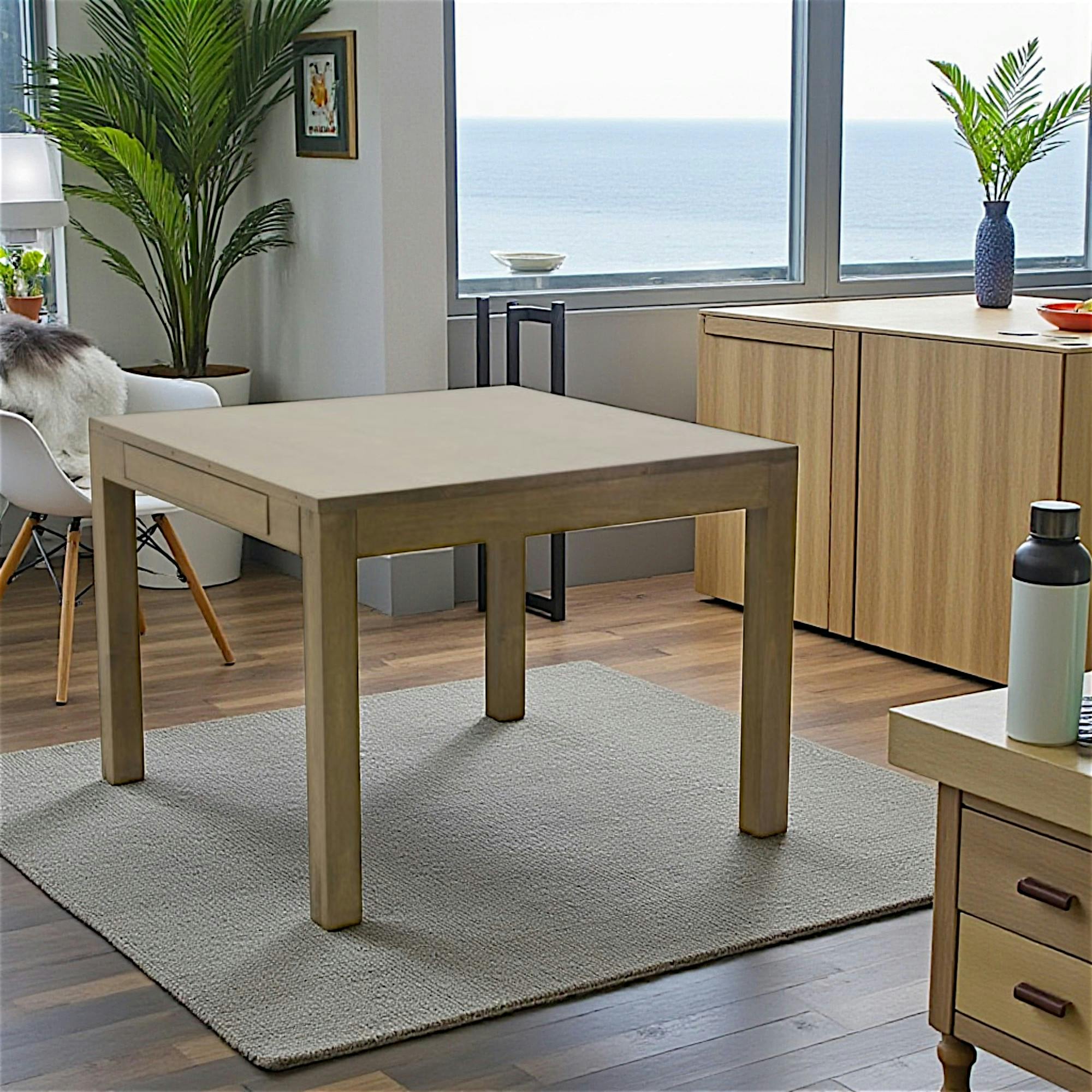 Table repas extensible hévéa 100/176cm (ouverture Papillon) OLGA