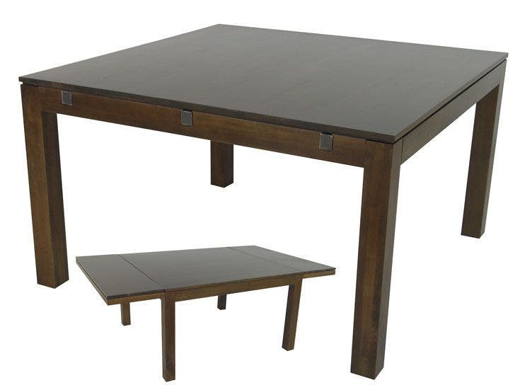 Table repas extensible hévéa 130/210cm HELENA