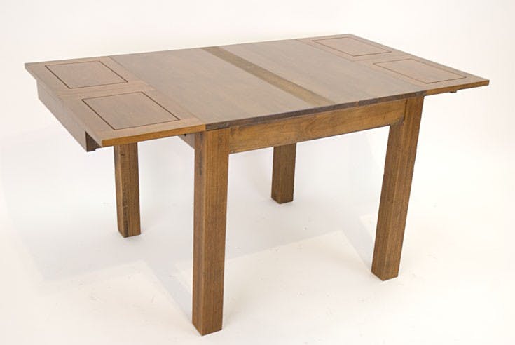 Table repas extensible hévéa 85/149cm GALA