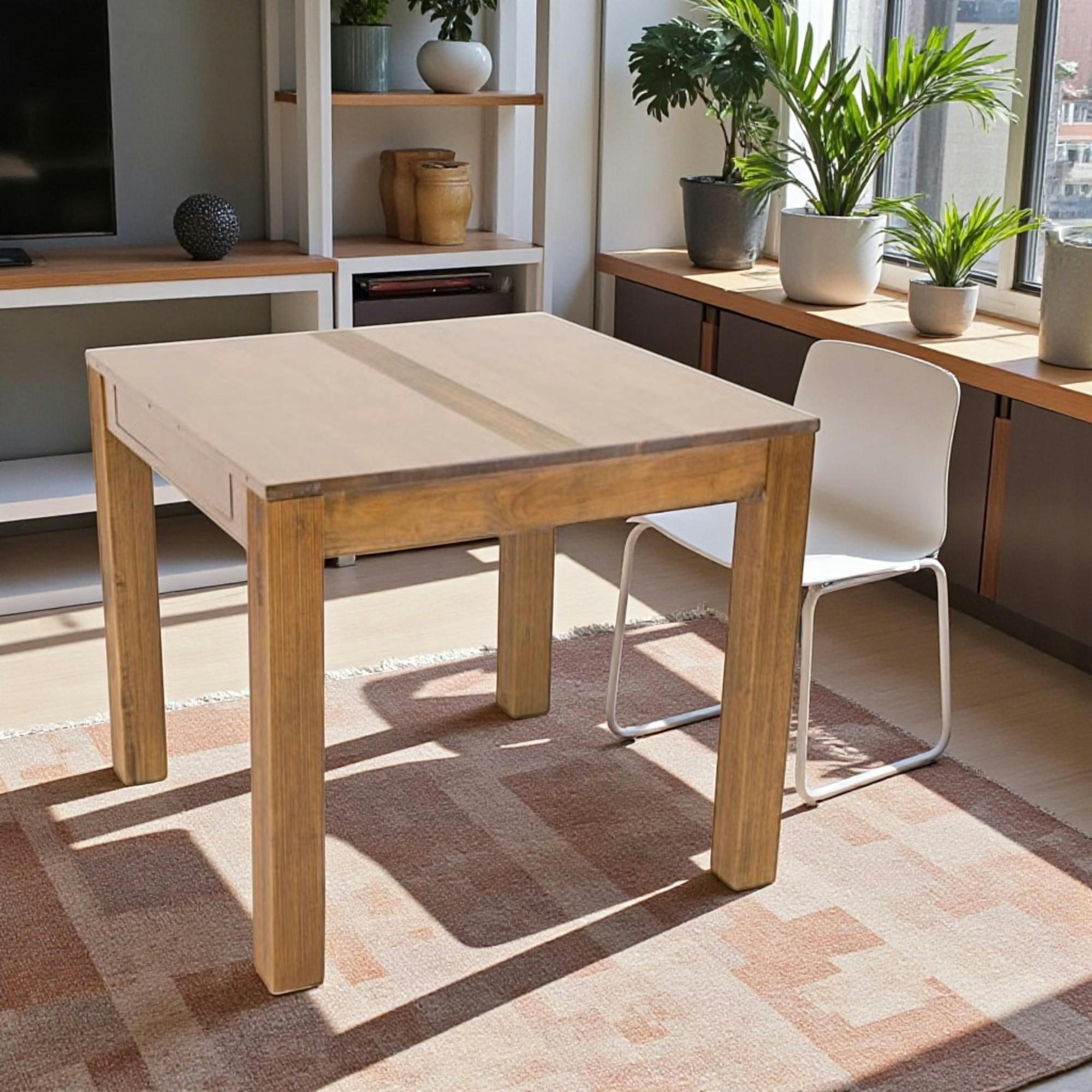 Table repas extensible hévéa 85/149cm GALA