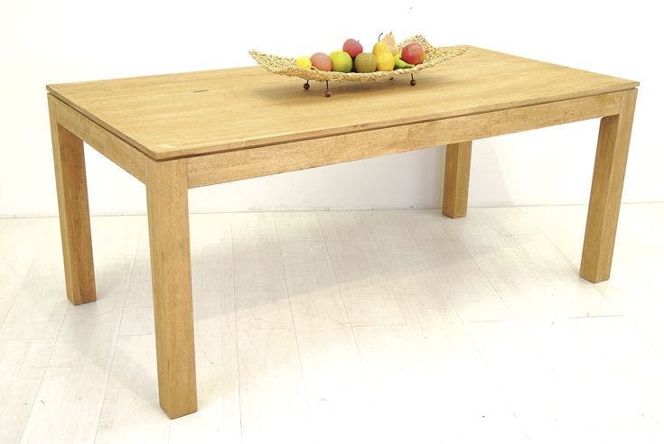 Table repas hévéa 180x90cm HELENA