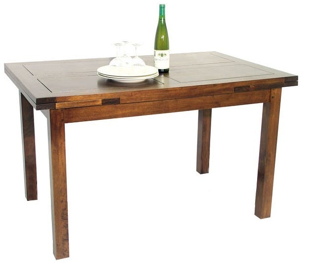 Table repas italienne hévéa 125-195cm Tradition