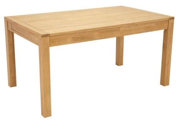 Table repas rectangle extensible 150-250cm hévéa ATTAN