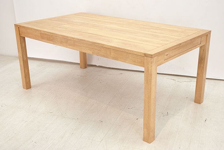 Table repas rectangle extensible 180-280cm hévéa ATTAN