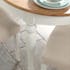 Table ronde blanc ivoire extensible 120-165 cm PORTSMOUTH