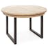 Table ronde extensible en bois recyclé D 120-160 cm AUCKLAND