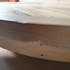 Table ronde extensible en bois recyclé D 120-160 cm BRISBANE