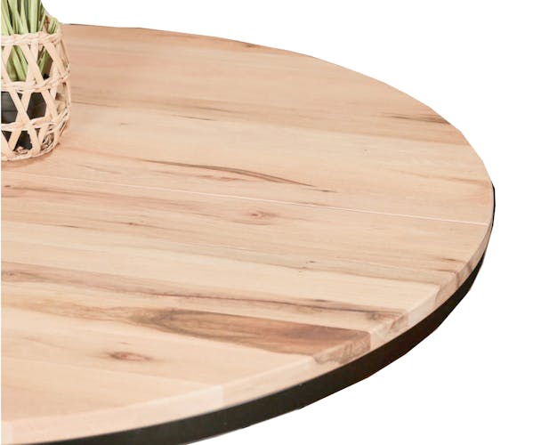 Table ronde extensible en chêne blanc 120 cm PALERME