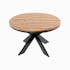 Table ronde extensible en chêne huilé 120 cm PALERME