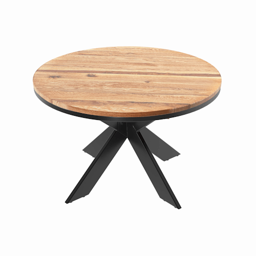 Table ronde extensible en chêne huilé 120 cm PALERME