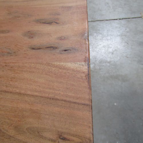 Table salle à manger bois massif pied mikado 200 cm MELBOURNE