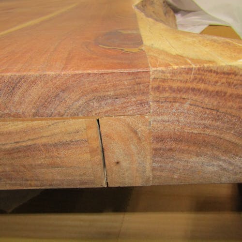 Table salle à manger bois massif pied mikado 200 cm MELBOURNE