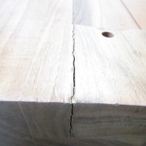 Table salle à manger bois massif pied mikado 240 cm MELBOURNE