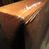 Table salle à manger bois métal pied croisé 200 cm OKA