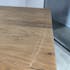 Table salle à manger bois métal pieds en X 180 cm OKA