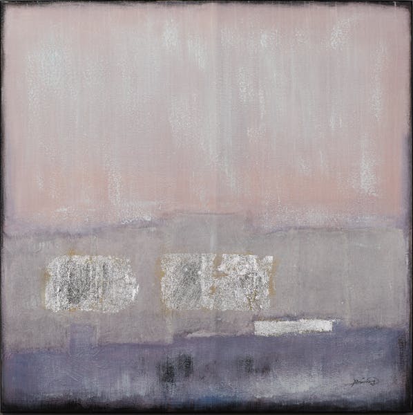 Tableau ABSTRAIT dominante beige et tons bruns 100x100cm