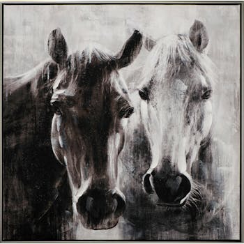 Tableau de chevaux en duo