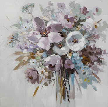 Tableau contemporain Prada in Flowers (1 Part) Vertical - Fleurs - Tableaux