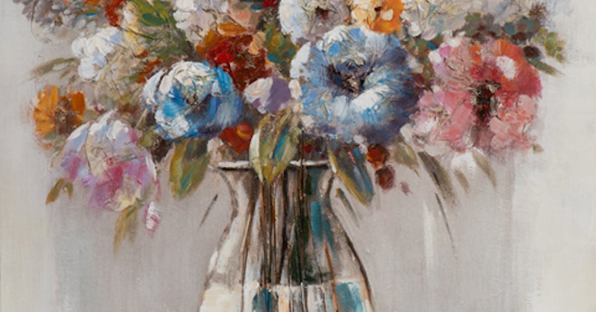 Tableaux Bouquets De Fleurs Dans Vase