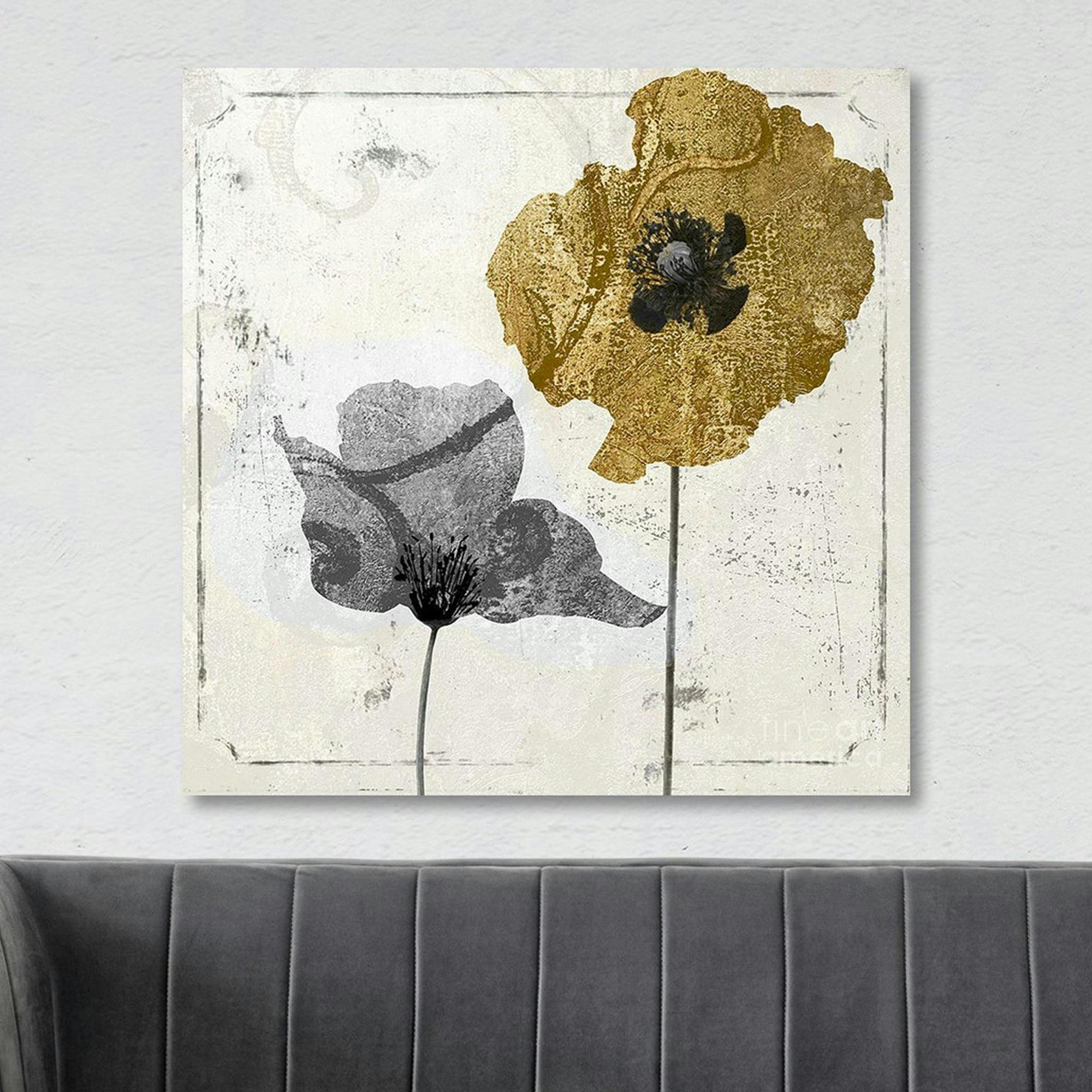 Tableau Toile Impression Fleurs Classique – 100x70cm – Décoration Murale Art Nature