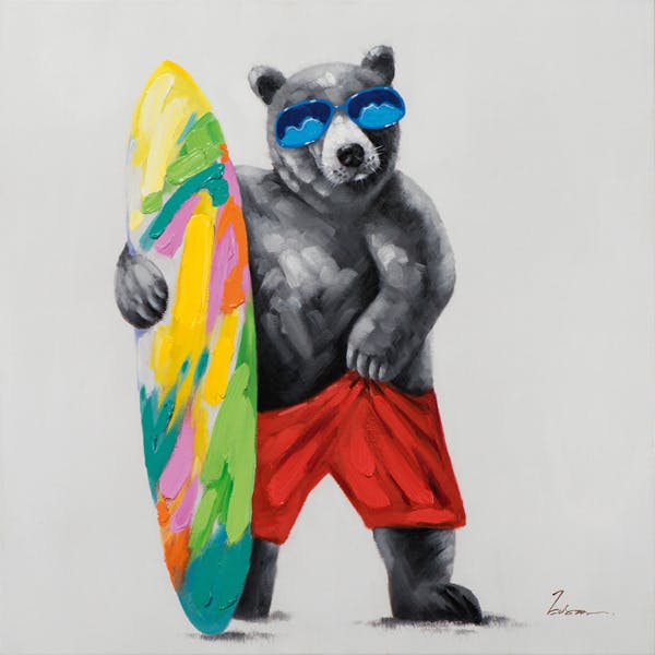 Tableau Ours POP-ART 80x80