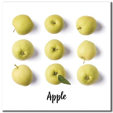 Tableau photo plexiglas pommes vertes