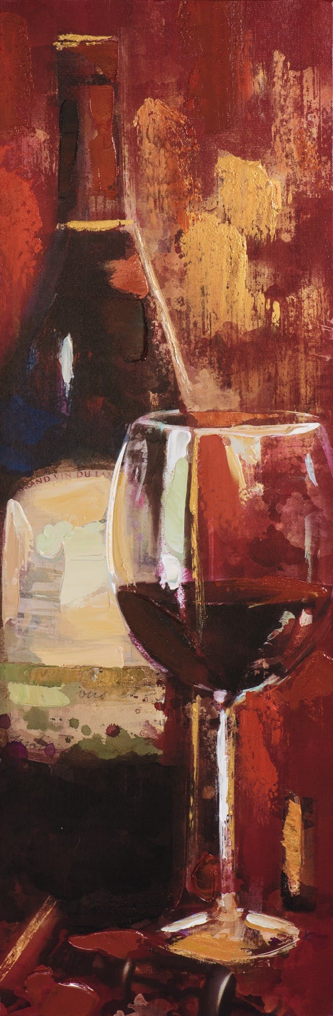 Tableau sur toile Vin frais de mirabelle - Treechild