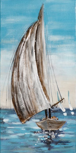 Tableau voilier en mer