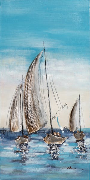 Tableau voiliers en mer