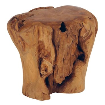 Tabouret bas teck 45 cm ARIZONA