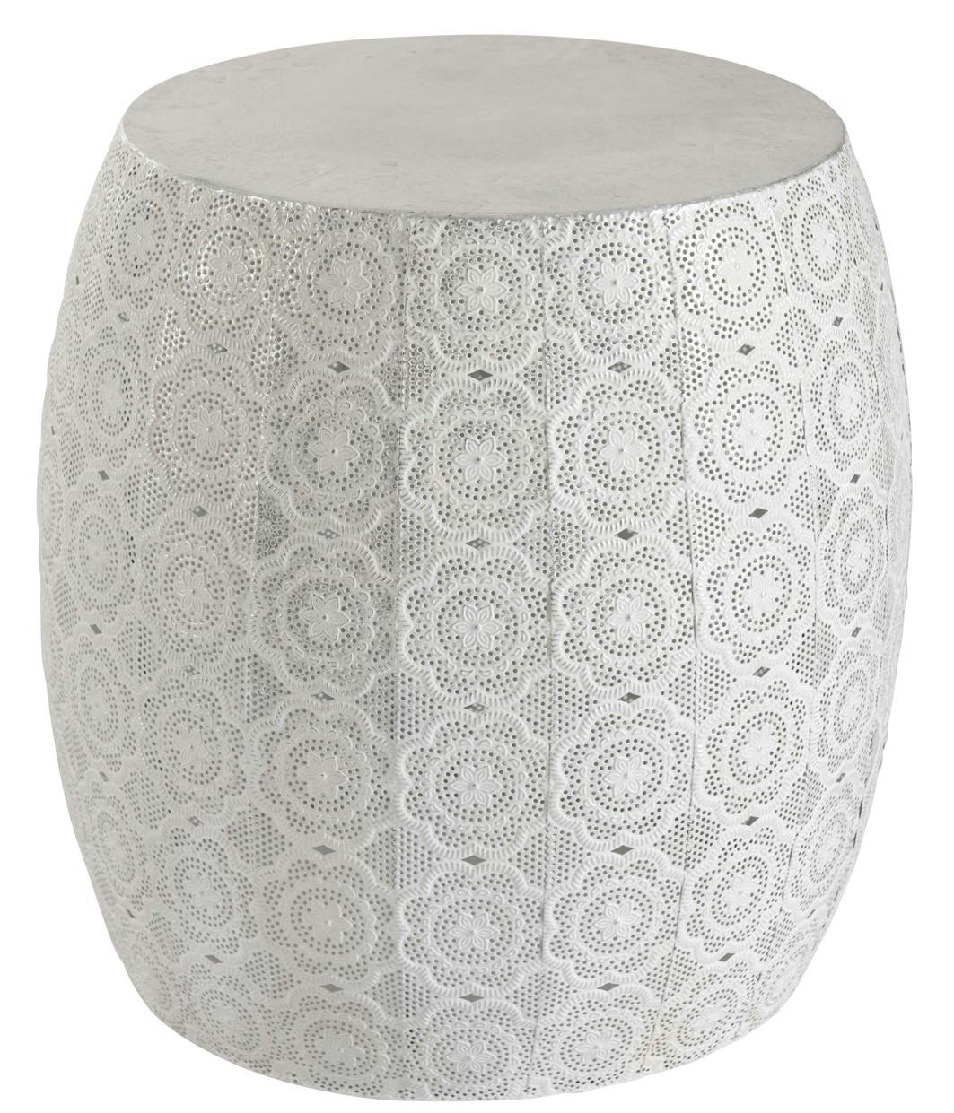 Tabouret blanc oriental réf.30022538