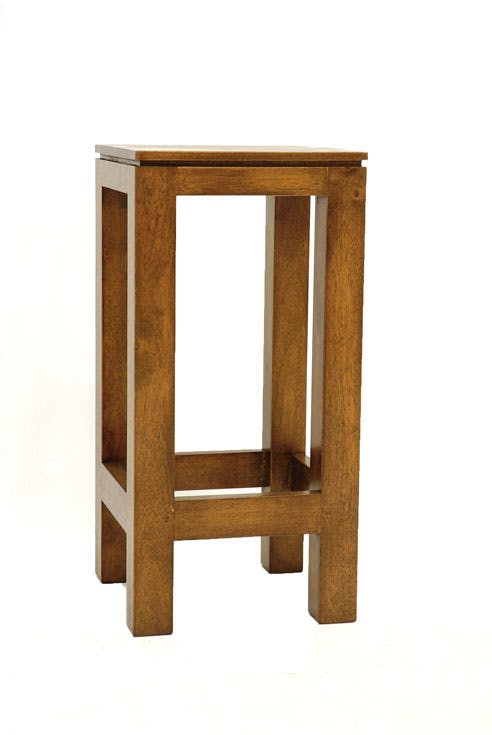 Tabouret de Bar Hévéa 34x34x70cm HELENA