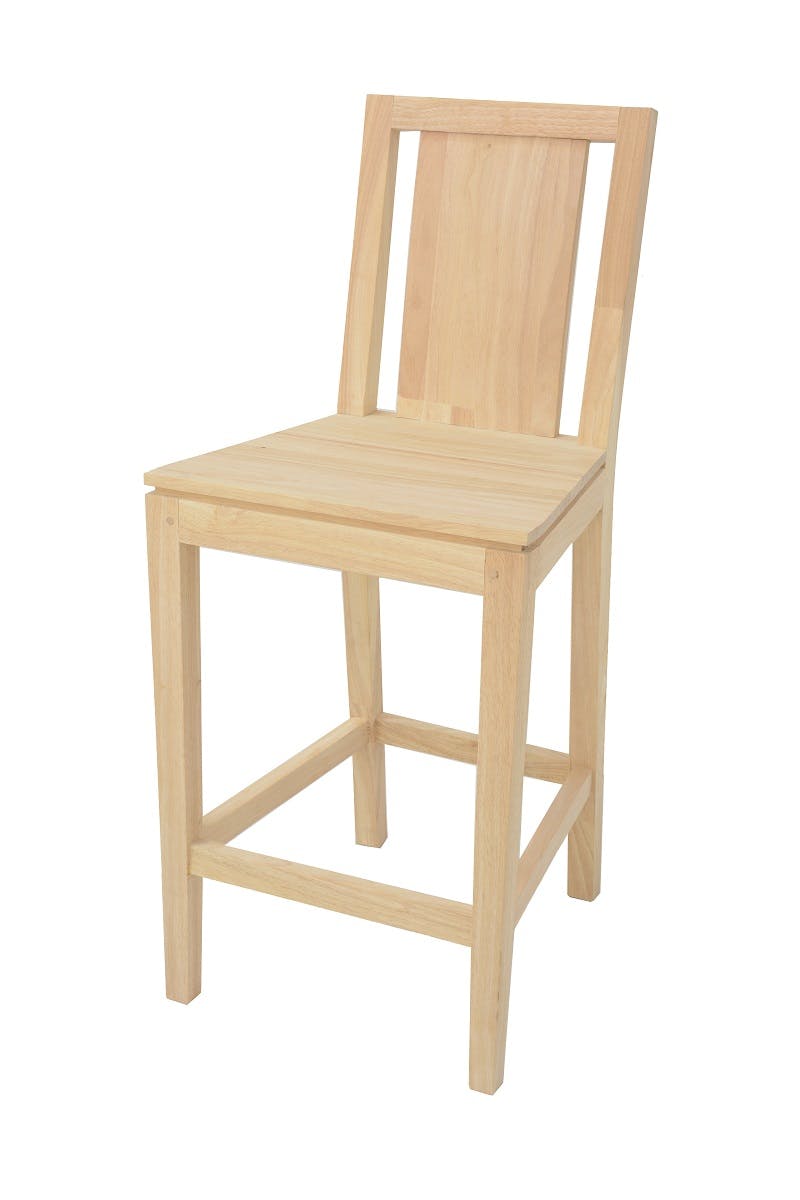 Tabouret de bar Hévéa 42x46x97 HELENA