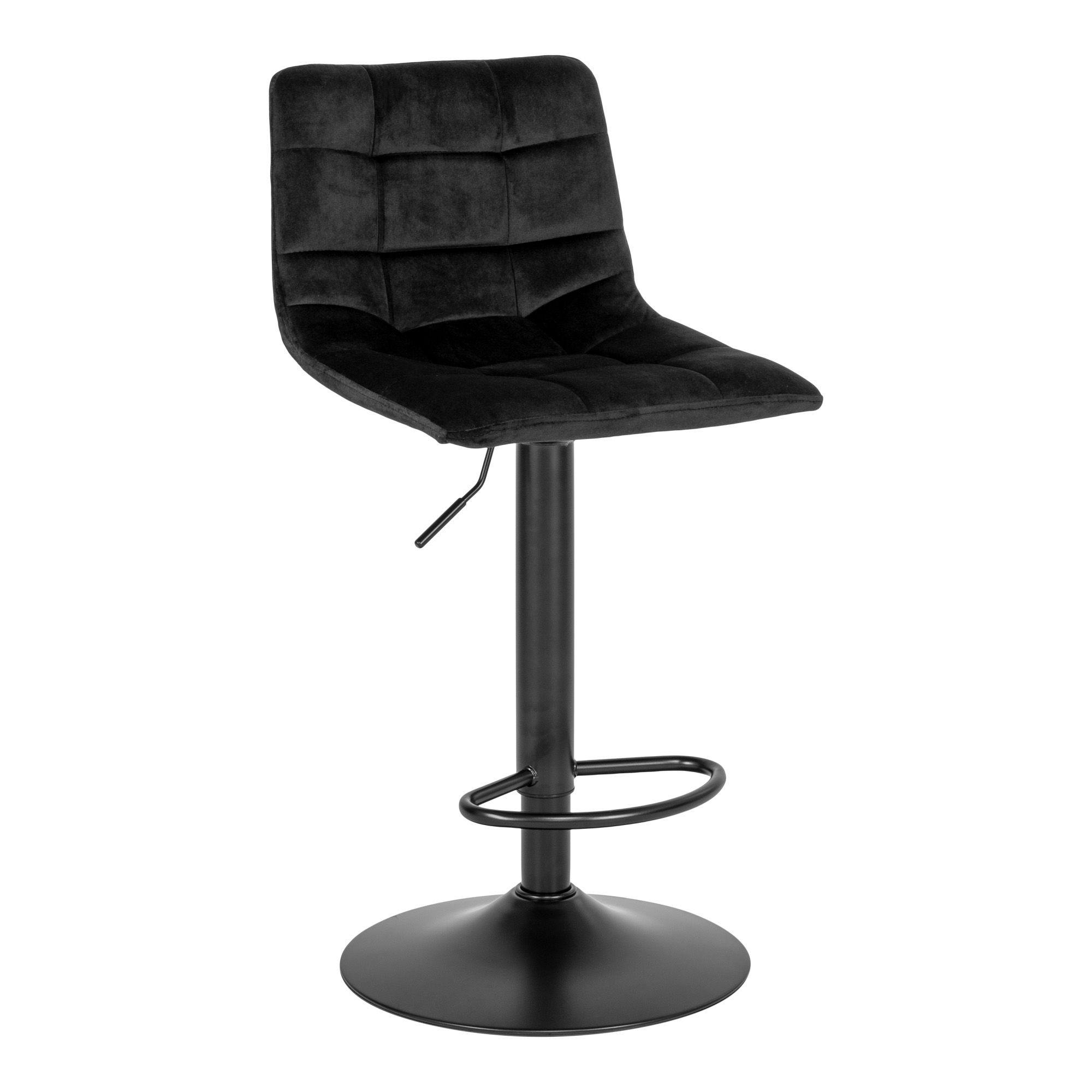 de bar Lameng B78 Tissu avec pied en métal Crème | 10539904