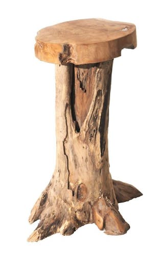 Tabouret de bar en bois massif de style exotique
