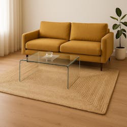 Tapis bohème en jute tressée 180x240 cm FEZ