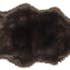 Tapis brun imitation fourrure 95x60cm
