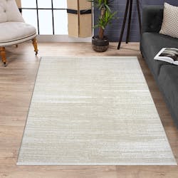 Tapis de salon beige écru – contrasté, 200x290 cm ISTANBUL